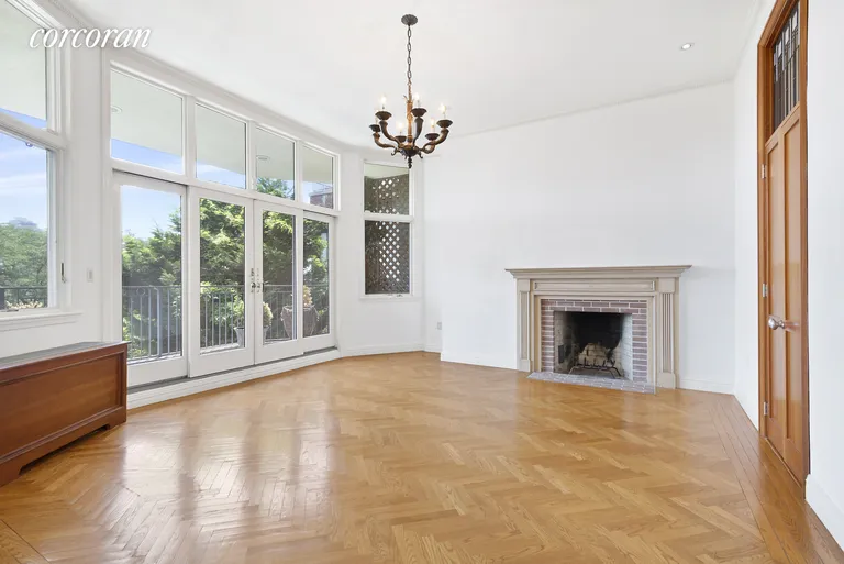 New York City Real Estate | View 25 Beekman Place, PL3 | Dining Room with Wood Burning Fireplace | View 4