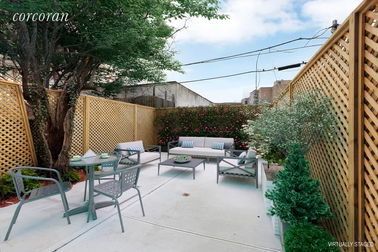New York City Real Estate | View 511 Herkimer Street, 1B | Private Garden Space | View 2