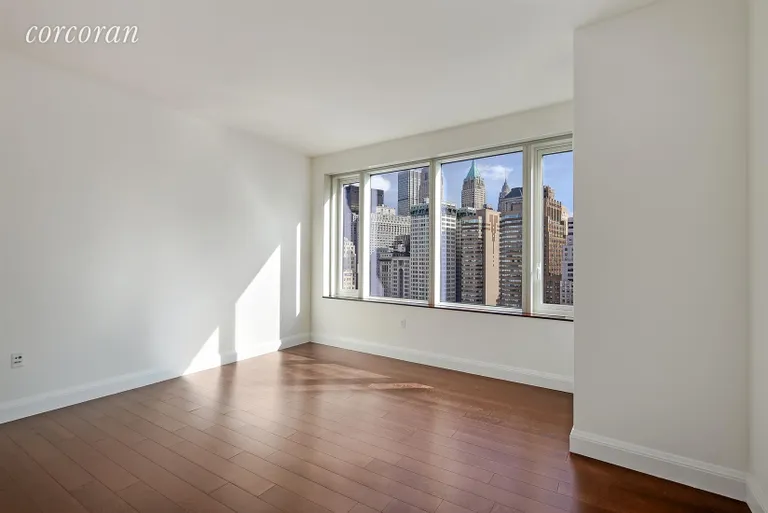 New York City Real Estate | View 70 Little West Street, 29E | Master Bedroom | View 9