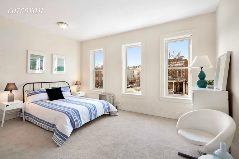 New York City Real Estate | View 45 Fuller Place | Over-sized master bedroom, was originally 2 rooms | View 4