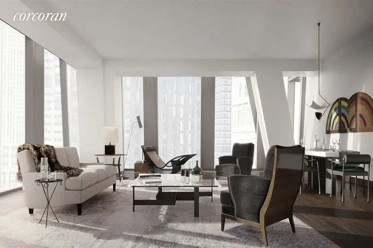 New York City Real Estate | View 53 West 53rd Street, 24E | 1 Bed, 1 Bath | View 1