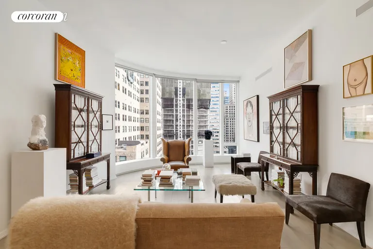 New York City Real Estate | View 50 West Street, 15A | 2 Beds, 2 Baths | View 1