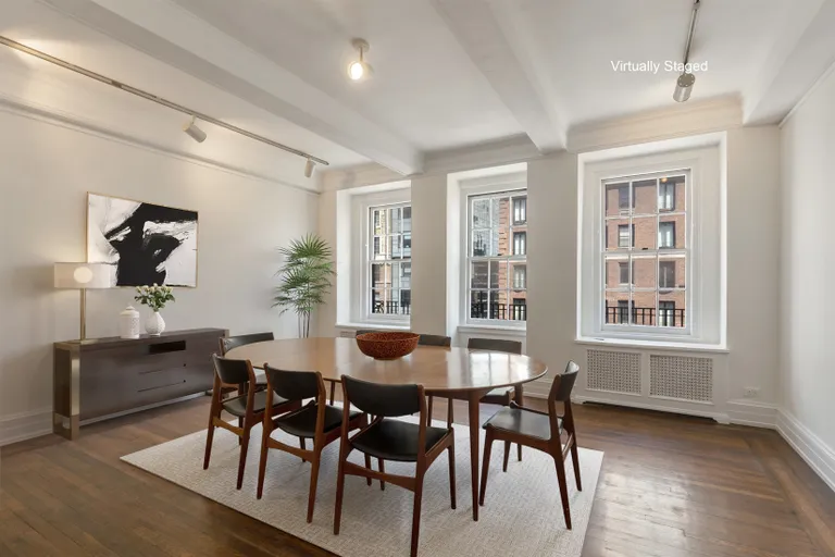 New York City Real Estate | View 444 East 57th Street, 12E | Virtually Staged Dining Room | View 6