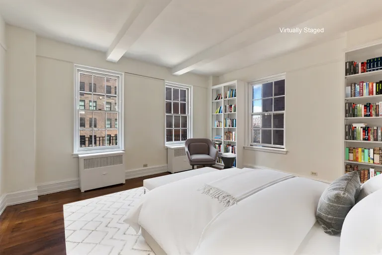 New York City Real Estate | View 444 East 57th Street, 12E | Virtually staged master bedroom | View 12