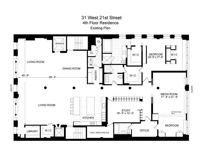 31 West 21st Street, 4 | floorplan | View 12