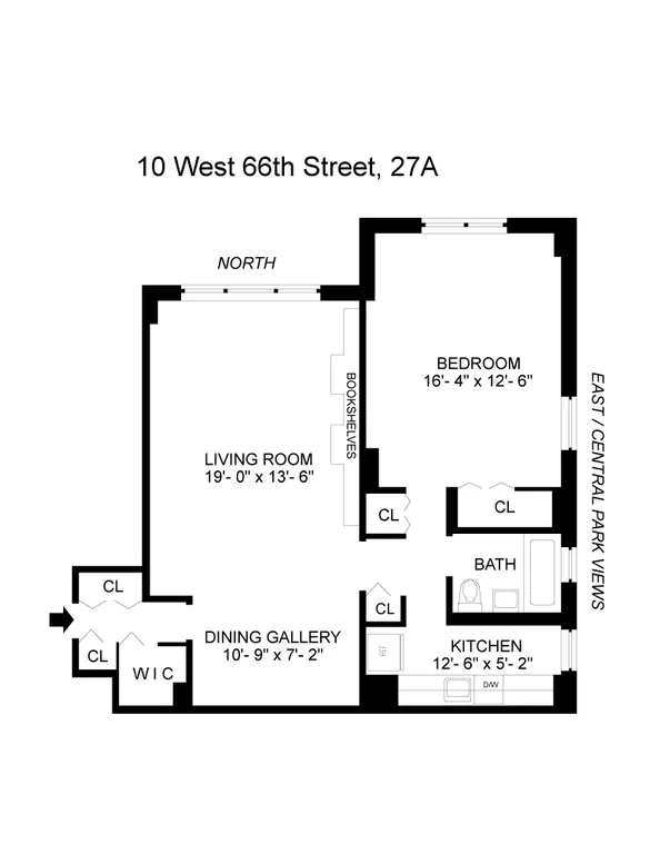 10 West 66th Street   , 27A | floorplan | View 8