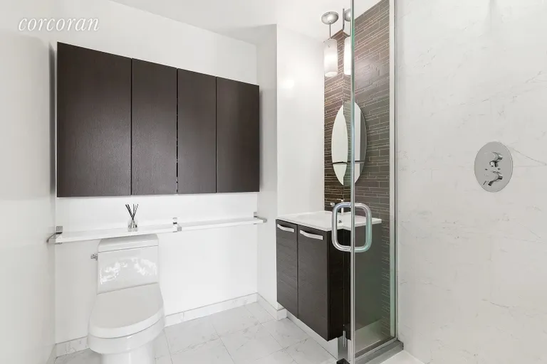 New York City Real Estate | View 1638 8th Avenue, 2E | Master bath with frameless glass shower | View 6