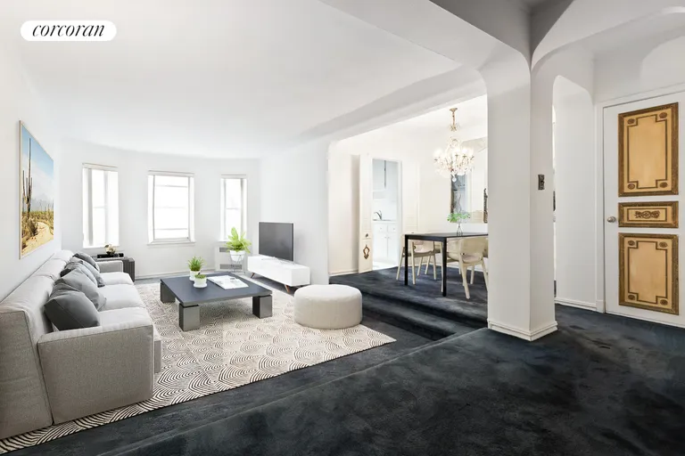 New York City Real Estate | View 1615 Avenue I, 312 | Living Room | Dining Area | View 2
