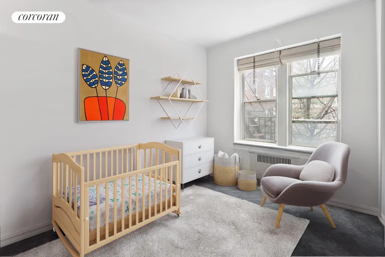 New York City Real Estate | View 1615 Avenue I, 312 | 2nd Bedroom STAGED as a Nursery | View 7