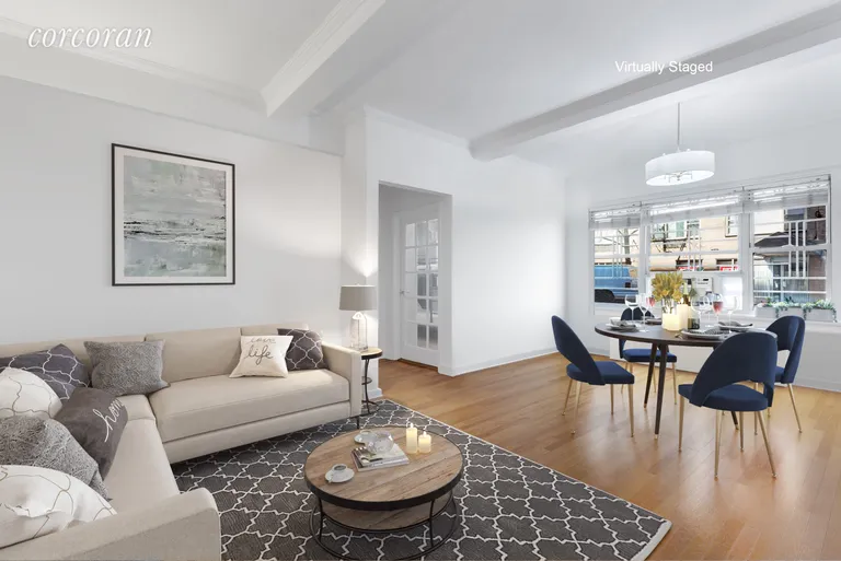 New York City Real Estate | View 400 East 52Nd Street, 1CD | 2 Beds, 2 Baths | View 1