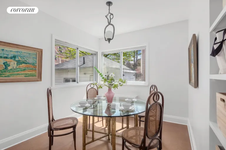 New York City Real Estate | View 197 Rugby Road | Breakfast room with two exposures | View 10