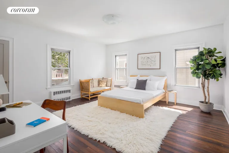 New York City Real Estate | View 197 Rugby Road | Second floor bedroom with personal powder room  | View 13