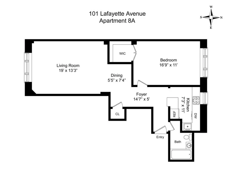 101 Lafayette Avenue, 2A | floorplan | View 11