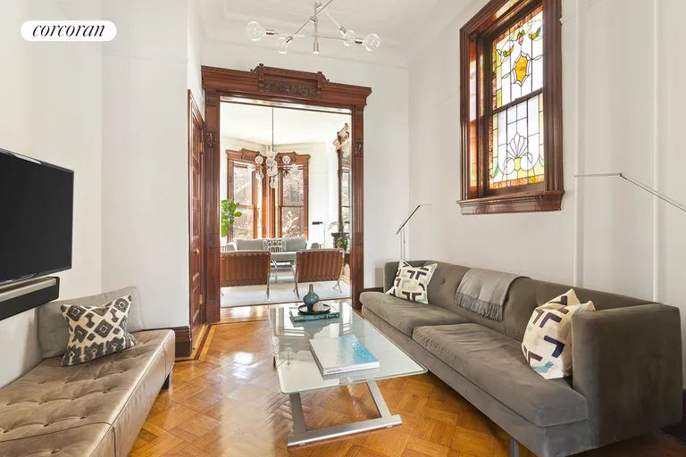 New York City Real Estate | View 865 Union Street | Family Room  | View 3