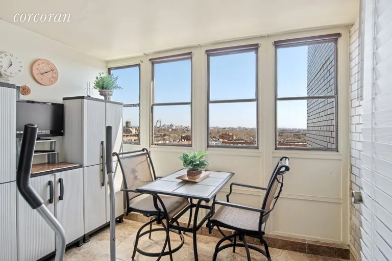 New York City Real Estate | View 370 Ocean Parkway, 12J | Balcony/Sun Room | View 2