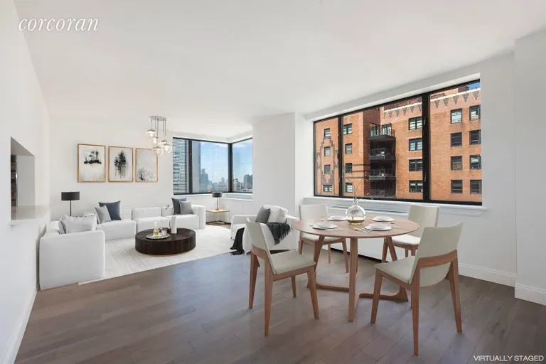 New York City Real Estate | View 30 West 61st Street, 22D | Living Room | View 2