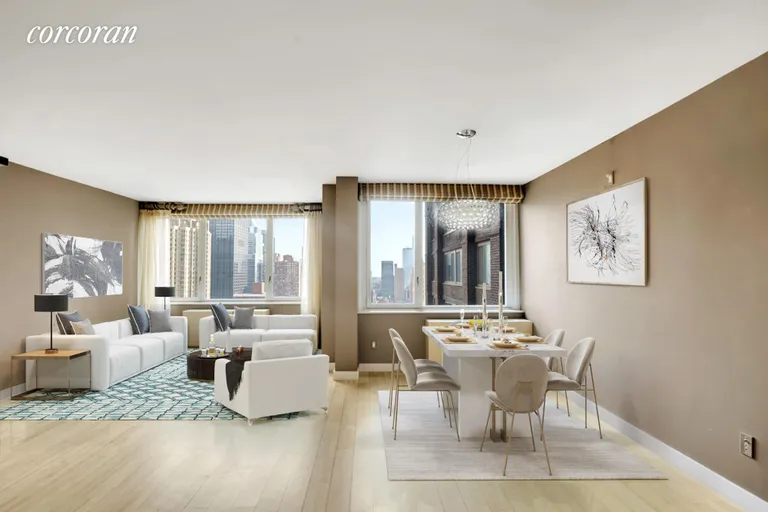 New York City Real Estate | View 322 West 57th Street, 41P1 | 1 Bed, 1 Bath | View 1
