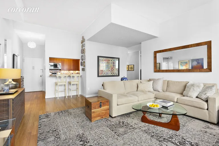 New York City Real Estate | View 96 Schermerhorn Street, 12FG | Expansive Living Room | View 3
