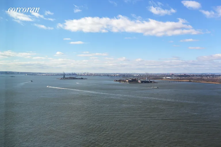 New York City Real Estate | View 30 West Street, 28G | Direct Statue of Liberty Views | View 2