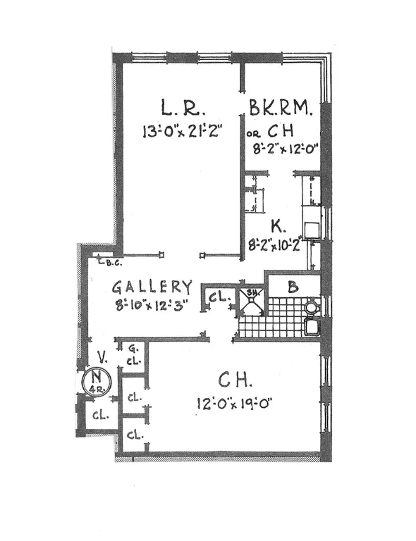 225 Sterling Place, 3T | floorplan | View 5