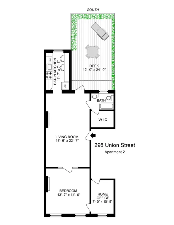 298 Union Street, 2 | floorplan | View 8