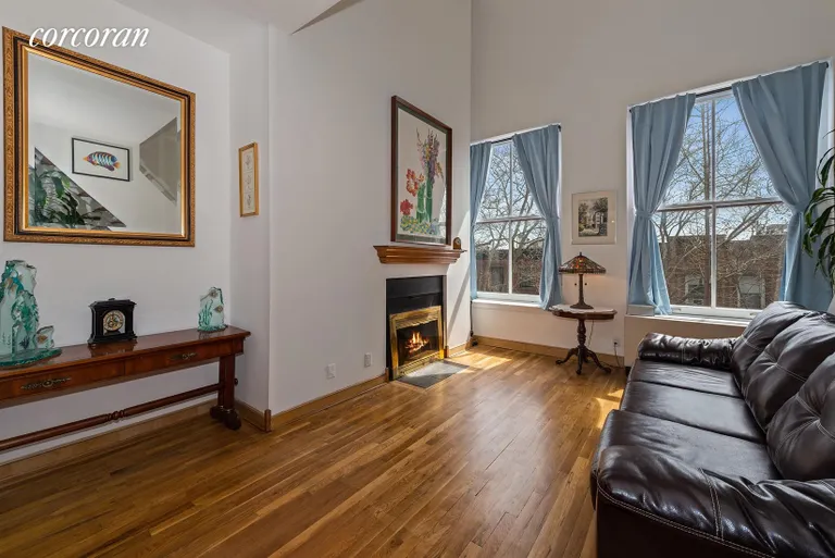 New York City Real Estate | View 121 Pacific Street, P3D | With wood burning fireplace | View 2