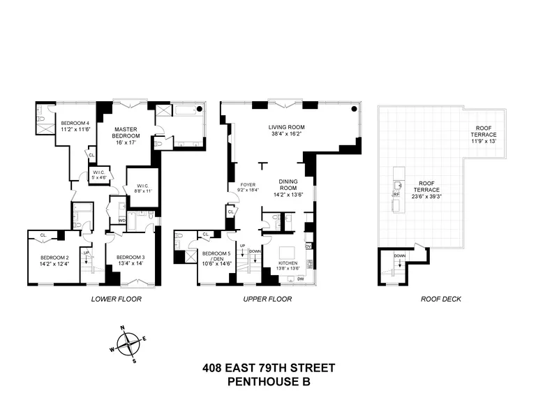 408 East 79th Street, PHB | floorplan | View 21