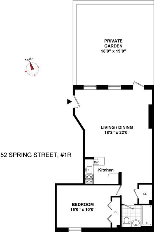 52 Spring Street, garden | floorplan | View 7