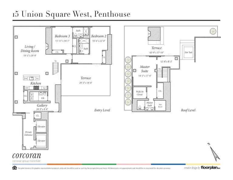 15 Union Square West, Penthouse | floorplan | View 15