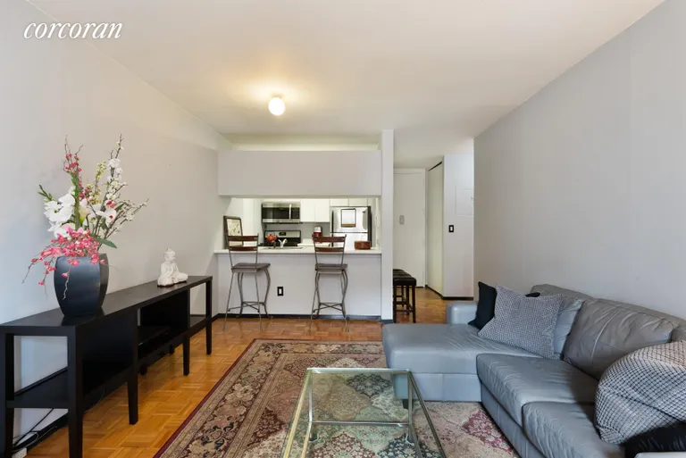 New York City Real Estate | View 300 Albany Street, 9K | Living Room | View 3