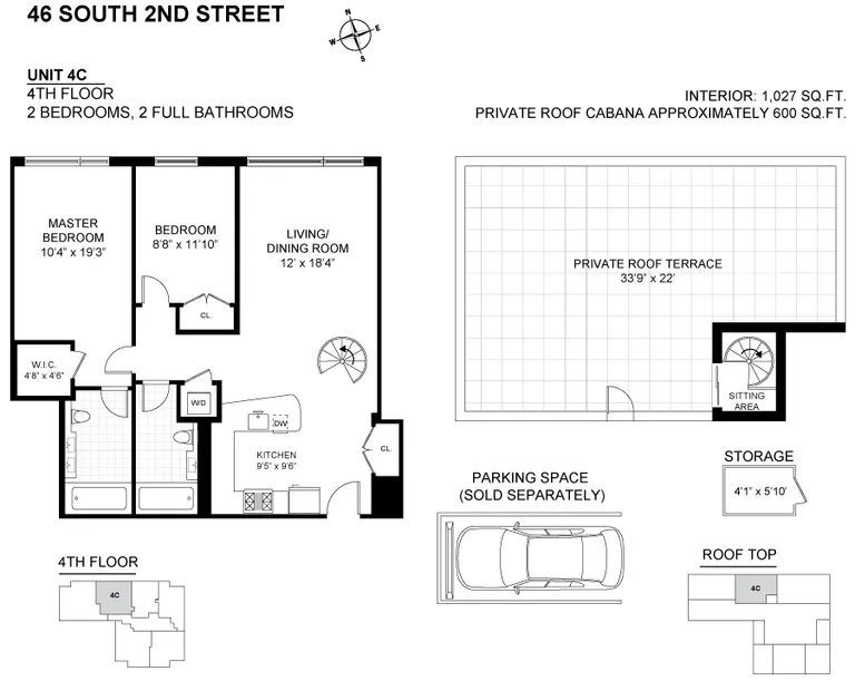46 South 2Nd Street, 4C | floorplan | View 11