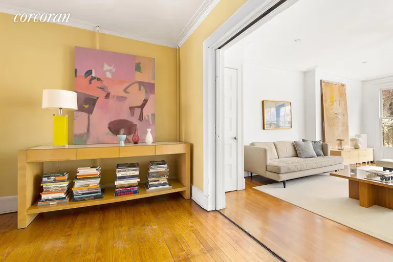 New York City Real Estate | View 33 Strong Place | Gallery splitting 2 living rooms | View 2
