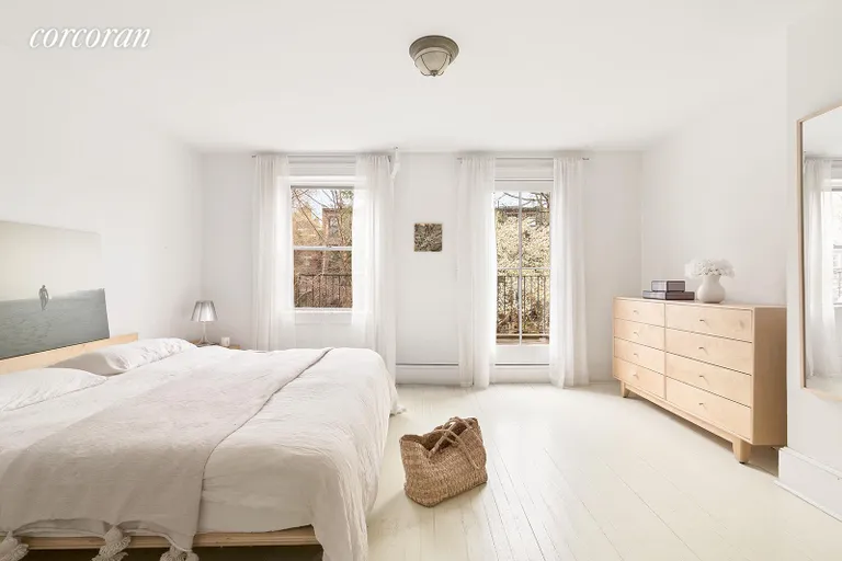 New York City Real Estate | View 33 Strong Place | Master Bedroom with Terrace | View 5