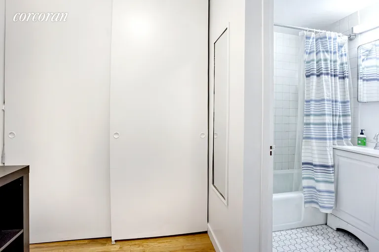 New York City Real Estate | View 9 West 95th Street, H | bathroom and dressing area | View 5