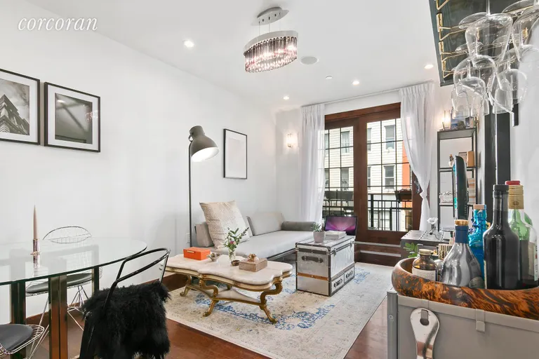 New York City Real Estate | View 607 Manhattan Avenue, 1 | Private Balcony off living room | View 2