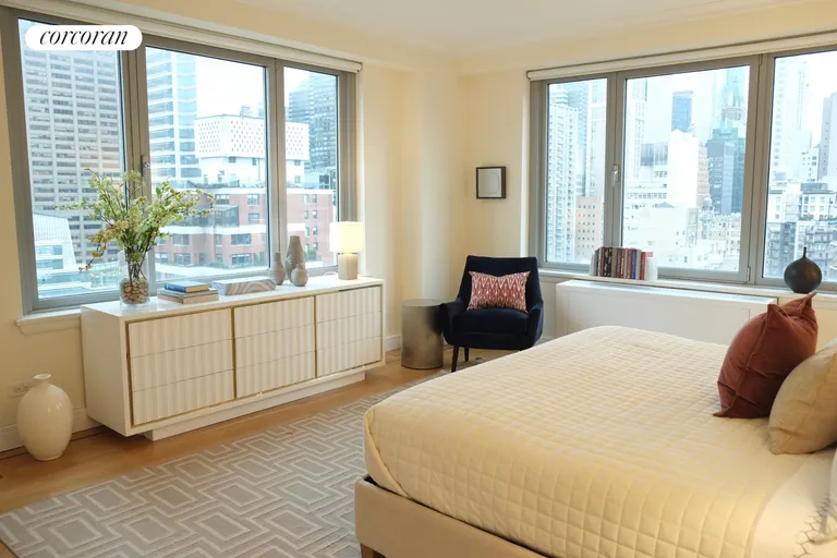 New York City Real Estate | View 200 East 62nd Street, 19D | Master Bedroom | View 6