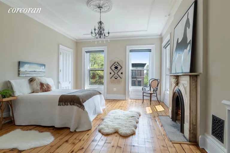 New York City Real Estate | View 91 Lafayette Avenue, 2 | Sunny King-Size Bedroom | View 5