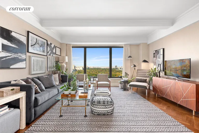 New York City Real Estate | View 160 Central Park South, 3101/18 | Living Room | View 2