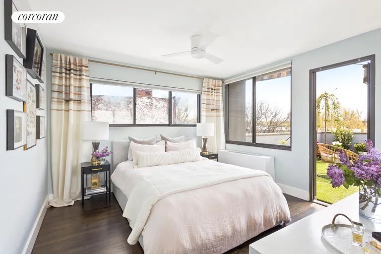 New York City Real Estate | View 349 16th Street, 5 | Master Suite with private Deck | View 4