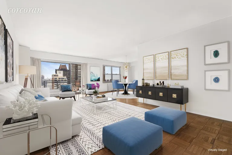 New York City Real Estate | View 400 East 56th Street, 34D | 2 Beds, 2 Baths | View 1