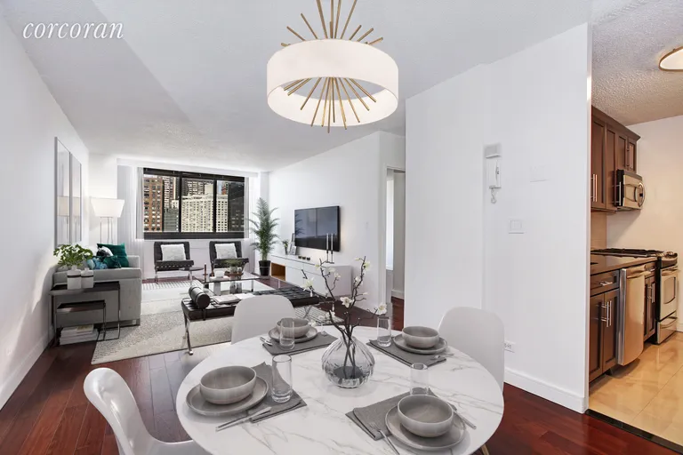 New York City Real Estate | View 347 West 57th Street, 24B | 1 Bed, 1 Bath | View 1