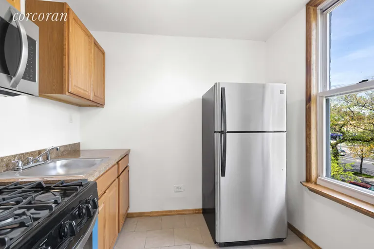 New York City Real Estate | View 558 Eastern Parkway, 2 | Wonderful Windowed Kitchen  | View 3