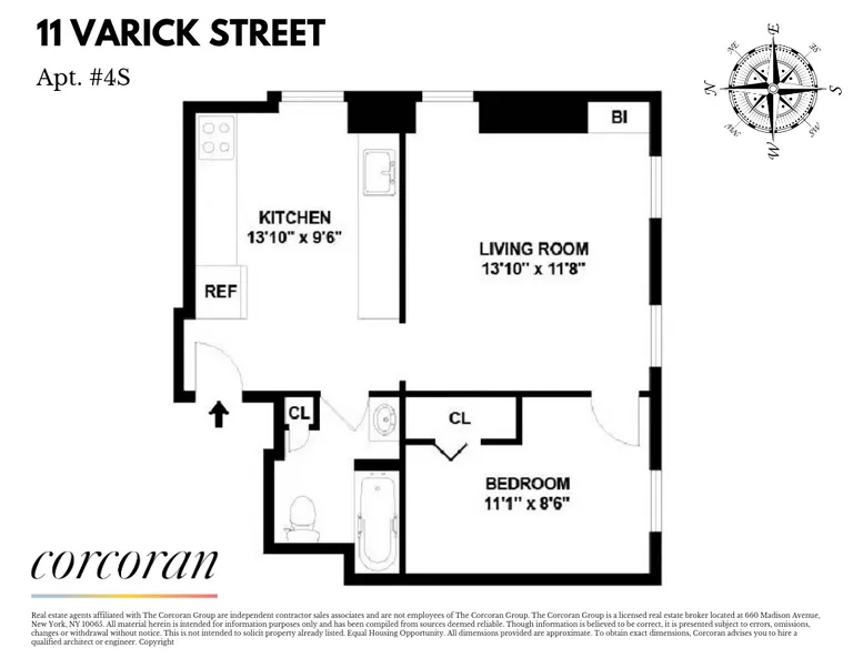 11 Varick Street, 4S | floorplan | View 10