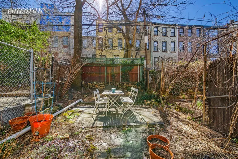 New York City Real Estate | View 32 Prospect Place, Garden | Back Yard | View 7