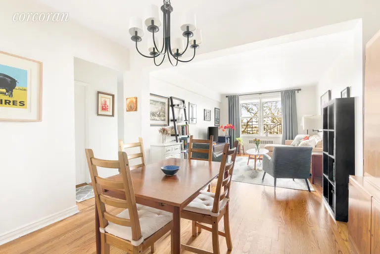 New York City Real Estate | View 6801 Shore Road, 3R | Sun-Drenched West-Facing Living/Dining room | View 2