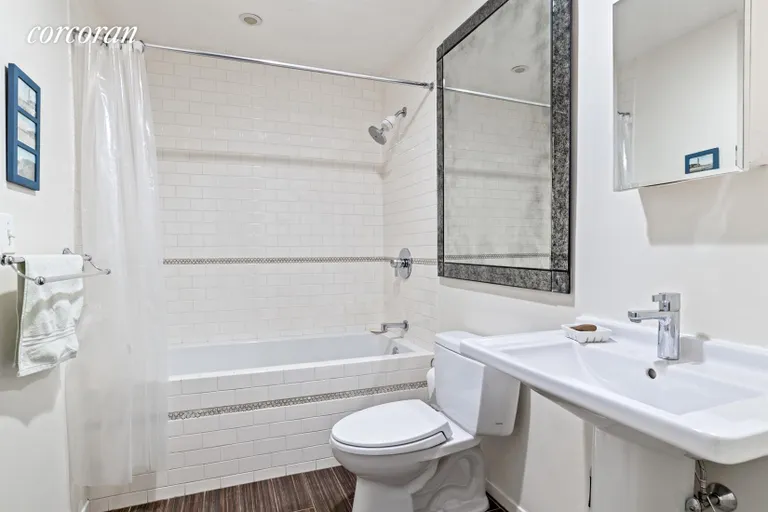New York City Real Estate | View 75 Willoughby Avenue, 1 | 1 of 2 Modern Bathrooms | View 2