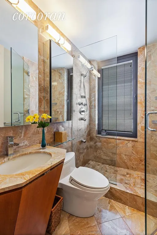 New York City Real Estate | View 215 West 95th Street, 11LM | Master Bathroom | View 8