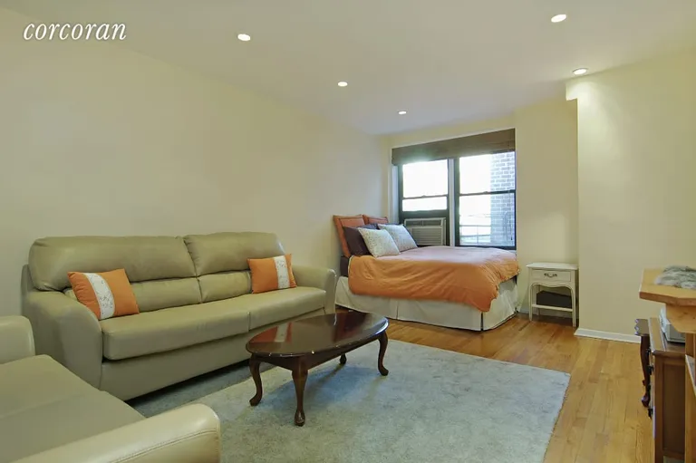 New York City Real Estate | View 30 East 9th Street, 6GG | Bright Living/Bedroom Area | View 3