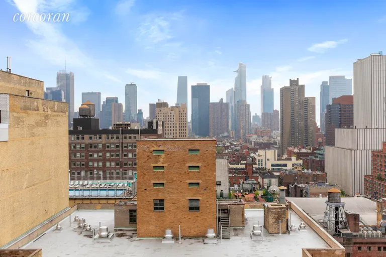 New York City Real Estate | View 457 West 57th Street, 1705 | Imagine this view all day and sparkling at night | View 8
