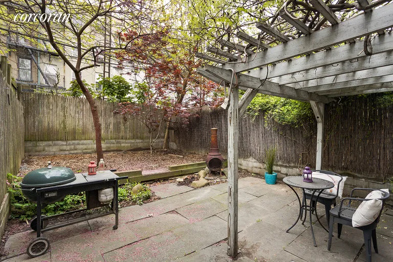 New York City Real Estate | View 338 58th Street, 1 | Private yard for entertaining | View 8
